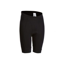 Spodenki na rower szosowy ESSENTIEL męskie. Czarne spodenki i szorty męskie marki B'TWIN, xl, rowerowe. Za 29,99 zł.