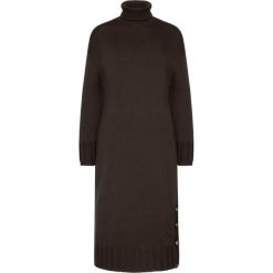 Sukienka dzianinowa Pennyblack Cirro 33240220. Brązowe sukienki damskie Pennyblack, l, bez wzorów, z dzianiny, bez kołnierzyka, bez rękawów. Za 739,00 zł.
