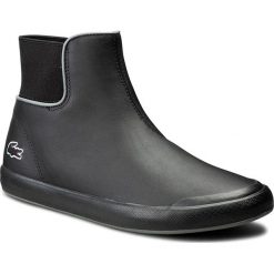 Botki LACOSTE - Lancelle Chelsea 316 1 7-32SPW0114024 Blk. Czarne buty zimowe damskie marki Lacoste, z materiału. W wyprzedaży za 349,00 zł.