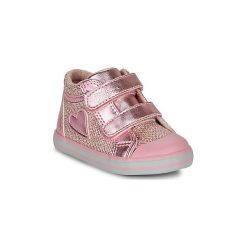 Buty Dziecko Chicco GLENNY. Różowe trampki dziewczęce Chicco, bez wzorów, bez zapięcia. Za 159,00 zł.