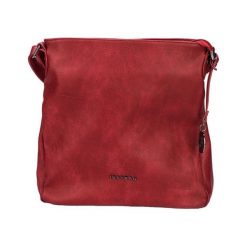 Justbag Damska Torebka yf2028 Red. Czerwone torebki klasyczne damskie marki Justbag, bez wzorów, z materiału, eleganckie, bez dodatków. W wyprzedaży za 140,00 zł.