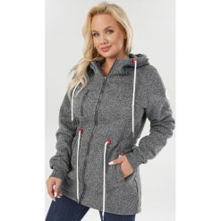 Szara Bluza Mapeia. Szare bluzy damskie Born2be, xl, bez wzorów, bez rękawów, bez kaptura. Za 119,99 zł.