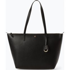 LAUREN RALPH LAUREN - Damska torba shopper, czarny. Czarne torby damskie na zakupy Lauren Ralph Lauren, bez wzorów, ze skóry, bez dodatków. Za 749,95 zł.