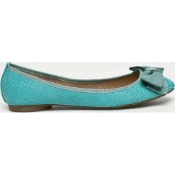 Corina - Baleriny. Niebieskie baleriny damskie marki Corina, z gumy. W wyprzedaży za 49,90 zł.