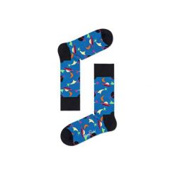 Skarpetki Happy Socks SPA01-6001. Niebieskie skarpetki męskie Happy Socks, z bawełny. Za 24,43 zł.