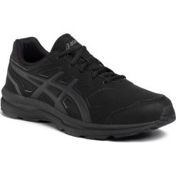 Buty ASICS - Gel-Mission 3 Q801Y Black/Carbon/Phantom 9097. Czarne buty sportowe męskie Asics, ze skóry ekologicznej, bez zapięcia, do biegania. Za 259,00 zł.