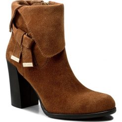 Botki EVA MINGE - Sanchia 2E 17SM1372213EF 837. Brązowe buty zimowe damskie Eva Minge, ze skóry. W wyprzedaży za 249,00 zł.