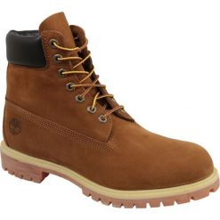 Timberland 6 Inch Prem Boot Rust 72066 44,5 Brązowe. Pomarańczowe buty trekkingowe męskie Timberland, ze skóry, bez zapięcia. W wyprzedaży za 849,99 zł.