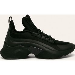 Tamaris - Buty. Czarne buty sportowe damskie Tamaris, bez wzorów, z materiału, sportowe. W wyprzedaży za 239,90 zł.