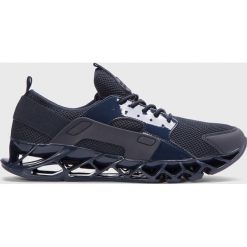 Kazar Studio - Buty. Niebieskie sneakersy męskie Kazar Studio, z okrągłym noskiem, na sznurówki. W wyprzedaży za 199,90 zł.