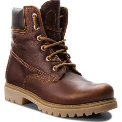 Trapery PANAMA JACK - Panama 03 B44 Napa Grass Cuero/Bark. Pomarańczowe trapery damskie marki Panama Jack, ze skóry, klasyczne, bez obcasa, bez zapięcia. W wyprzedaży za 459,00 zł.
