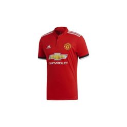 T-shirty z krótkim rękawem adidas Koszulka podstawowa Manchester United. Czerwone koszulki męskie marki Adidas, s, bez wzorów, bez kołnierzyka, krótkie. Za 379,00 zł.