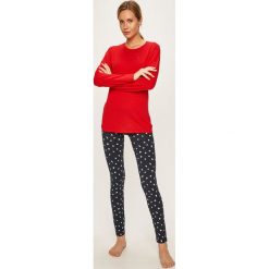 Tommy Hilfiger - Piżama. Czerwone piżamy damskie TOMMY HILFIGER, s, bez wzorów, z elastanu, bez rękawów. W wyprzedaży za 239,90 zł.
