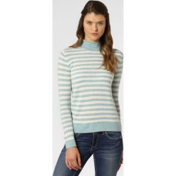 Marie Lund - Sweter damski, niebieski. Niebieskie swetry damskie Marie Lund, s, bez wzorów, z kaszmiru, bez rękawów, bez kaptura. Za 579,95 zł.