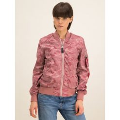 Kurtka bomber Alpha Industries Ma-1 Vflw Shiny Como 186014. Różowe kurtki damskie Alpha Industries, s, bez wzorów, z poliesteru, bez kaptura. W wyprzedaży za 539,00 zł.