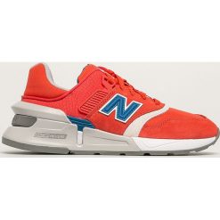 New Balance - Buty WS997BVD. Czerwone buty sportowe damskie New Balance, bez wzorów, ze skóry, sportowe. Za 429,90 zł.