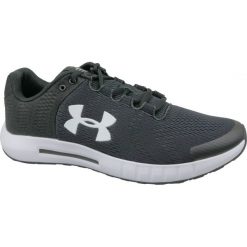 Czarne Buty biegowe Under Armour Micro G Pursuit Bp M 3021953-001. Czarne buty sportowe męskie Under Armour, z materiału, bez zapięcia, do biegania. W wyprzedaży za 289,00 zł.