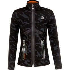 Bluza SPORTALM MOGLI. Czarne bluzy damskie Sportalm, bez wzorów, z satyny, bez rękawów, bez kaptura. W wyprzedaży za 1386,00 zł.