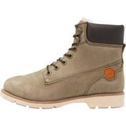 Botki damskie: Dockers by Gerli Botki sznurowane khaki