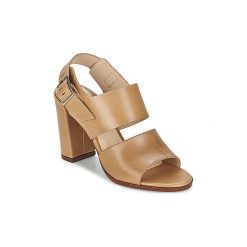 Sandały Dune CUPPED BLOCK HEEL SANDAL. Brązowe sandały damskie marki Dune. Za 233,40 zł.
