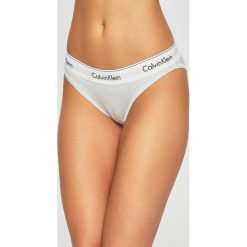 Calvin Klein Underwear - Figi. Niebieskie majtki damskie Calvin Klein Underwear, xs, z elastanu. W wyprzedaży za 49,90 zł.