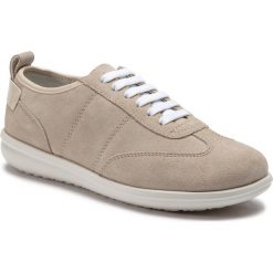 Sneakersy GEOX - D Jearl D D92CSD 022HH C5002 Cream. Brązowe półbuty damskie Geox, z zamszu. W wyprzedaży za 299,00 zł.