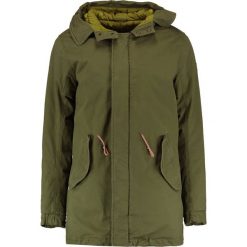 Parki męskie: Scotch & Soda LONG HOODED QUILTED Parka army