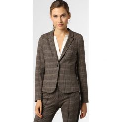 S.Oliver BLACK LABEL - Blezer damski, brązowy. Pomarańczowe bolerka i narzutki damskie s.Oliver BLACK LABEL, s, w kratkę, bez rękawów. Za 349,95 zł.