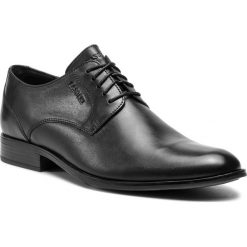 Półbuty LASOCKI FOR MEN - MB-KRIS-26 Czarny. Czarne buty wizytowe męskie Lasocki For Men, bez wzorów, ze skóry, eleganckie, bez zapięcia. Za 179,99 zł.