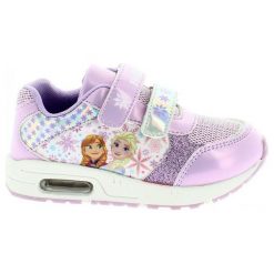 Disney By Arnetta Tenisówki Dziewczęce Frozen 25 Fioletowy. Fioletowe trampki dziewczęce Disney By Arnetta, z aplikacjami, bez zapięcia. Za 125,00 zł.