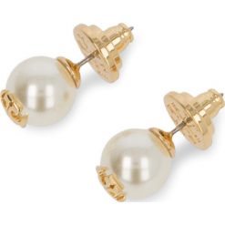 Kolczyki damskie: Kolczyki TORY BURCH – Crystal Pearl Stud Earring 111655514 Ivory/Tory Gold 110