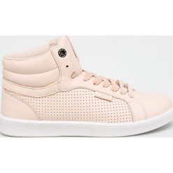 Big Star - Buty. Różowe buty sportowe damskie BIG STAR, bez wzorów, ze skóry, sportowe. W wyprzedaży za 99,90 zł.
