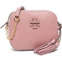 Torebka TORY BURCH - Mcgraw Camera 50584 Pink Magnolia. Różowe listonoszki damskie Tory Burch, bez wzorów, ze skóry, bez dodatków. W wyprzedaży za 1019,00 zł.