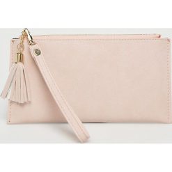 Answear - Portfel. Szare portfele damskie ANSWEAR, z materiału. W wyprzedaży za 29,90 zł.