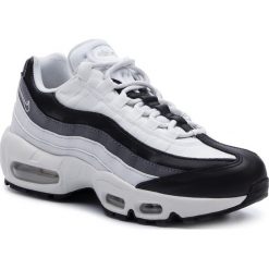 Buty NIKE - Air Max 95 307960 021 Black/Gunsmoke/Platinum Tint. Białe buty sportowe damskie Nike, bez wzorów, ze skóry, sportowe, nike air max. W wyprzedaży za 609,00 zł.