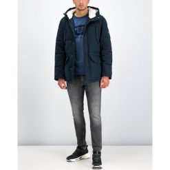 Kurtka zimowa Pepe Jeans Richard PM402135. Niebieskie kurtki męskie Pepe Jeans, na zimę, m, bez wzorów, z bawełny, bez kaptura. W wyprzedaży za 459,00 zł.