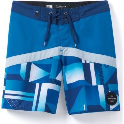 Spodenki kąpielowe 8 - 16 lat Quiksilver®. Niebieskie kąpielówki chłopięce marki Quiksilver, z nadrukiem, z materiału. Za 111,68 zł.