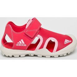 Adidas Performance - Sandały dziecięce Captain Toey. Pomarańczowe sandały dziewczęce adidas Performance, z materiału, z okrągłym noskiem, bez zapięcia. W wyprzedaży za 179,90 zł.