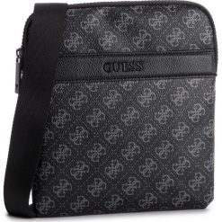 Saszetka GUESS - 4gsport HM6690 POL93 BLA. Czarne torby męskie skórzane Guess, z aplikacjami, ze skóry ekologicznej, młodzieżowe. W wyprzedaży za 199,00 zł.