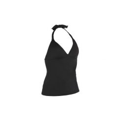 Góra kostiumu kąpielowego INES damska. Czarne t-shirty damskie OLAIAN, bez wzorów, z elastanu, sportowe, bez kołnierzyka. Za 59,99 zł.