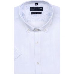 Koszula SANDRO KLBS500067. Białe koszule męskie Giacomo Conti, m, bez wzorów, z bawełny, wizytowe, button down, bez rękawów. Za 199,00 zł.