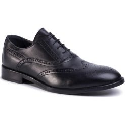 Półbuty POLLINI - SB10233C0AUC0000 Nero. Czarne buty wizytowe męskie Pollini, bez wzorów, ze skóry, eleganckie, bez zapięcia. W wyprzedaży za 799,00 zł.