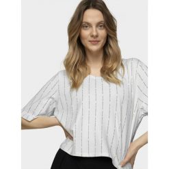 T-shirt damski TSD630 - biały - Outhorn. Białe koszulki damskie Outhorn, bez wzorów, bez kołnierzyka. Za 59,99 zł.