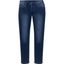 Dżinsy dresowe Skinny Fit Straight bonprix niebieski "stone”. Niebieskie jeansy męskie bonprix, m, bez wzorów. Za 109,99 zł.