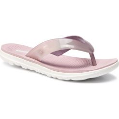 Japonki SKECHERS - Nextwave Ultra 16225/LIL Lilac. Różowe klapki damskie Skechers, bez wzorów, z tworzywa sztucznego, bez obcasa. W wyprzedaży za 139,00 zł.