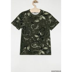 T-shirt khaki UNDERWOOD. Brązowe t-shirty chłopięce Pakamera, bez wzorów, z dzianiny, z krótkim rękawem. Za 69,00 zł.