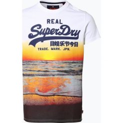 Superdry - T-shirt męski, czarny. Szare t-shirty męskie z nadrukiem marki Superdry, l, z bawełny, proste. Za 149,95 zł.