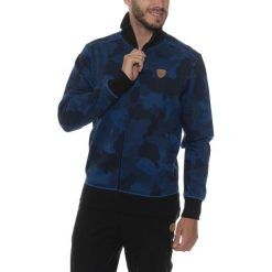 Sam 73 Bluza Niebieski. Niebieskie bluzy męskie Sam 73, xl, bez wzorów, z bawełny, bez kołnierzyka, bez rękawów, bez kaptura. Za 206,95 zł.