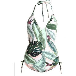 Stroje jednoczęściowe: Seafolly PALM BEACH DEEP V MAILLOT Kostium kąpielowy moss