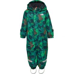 Kombinezon zimowy w kolorze zielono-brązowym. Zielone kombinezony niemowlęce Legowear, na zimę, moro. W wyprzedaży za 239,95 zł.